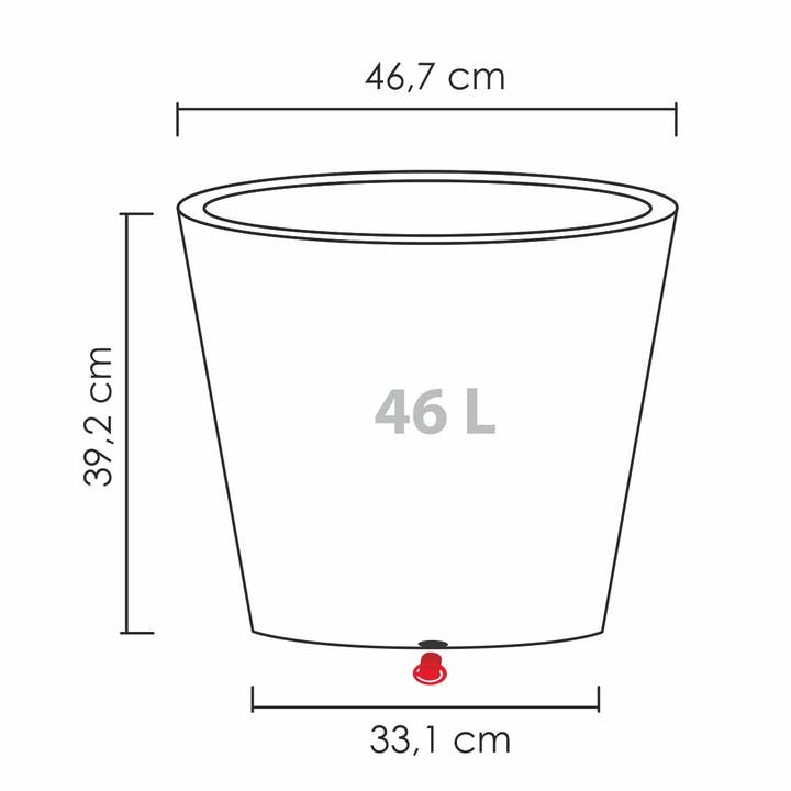 Scheurich - Wholesale Plant Pot - Coneo 242 plastic flower pot/planter7