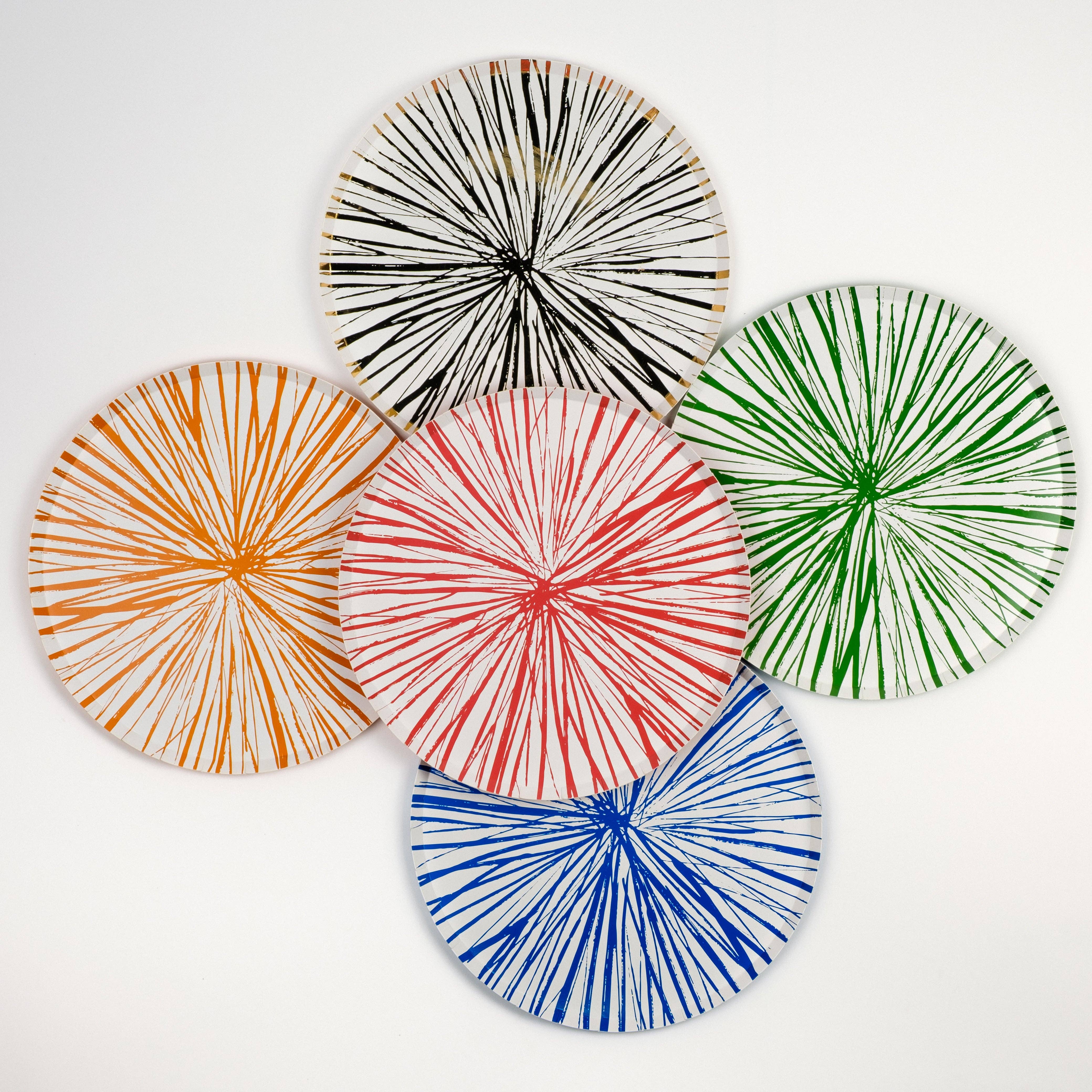 Gatherings by Curated Paperie - Venta al por mayor Platos desechables - Platos para cena Radiance Blue RAD24-DNP56