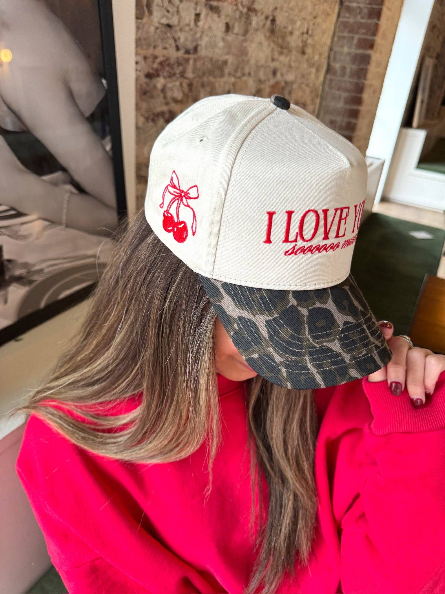 KENZKUSTOMZ - Wholesale Trucker Hat - Women's - I Love You Sooooo Much - Leopard Vintage Hat8