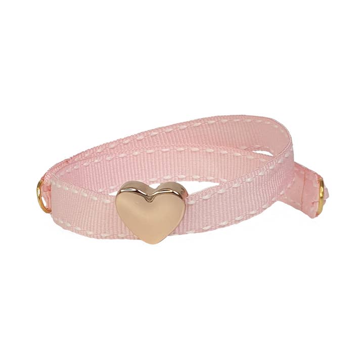 CANDY PINK BRACELET ROSE GOLD HEART for wholesale by Smartever Srl