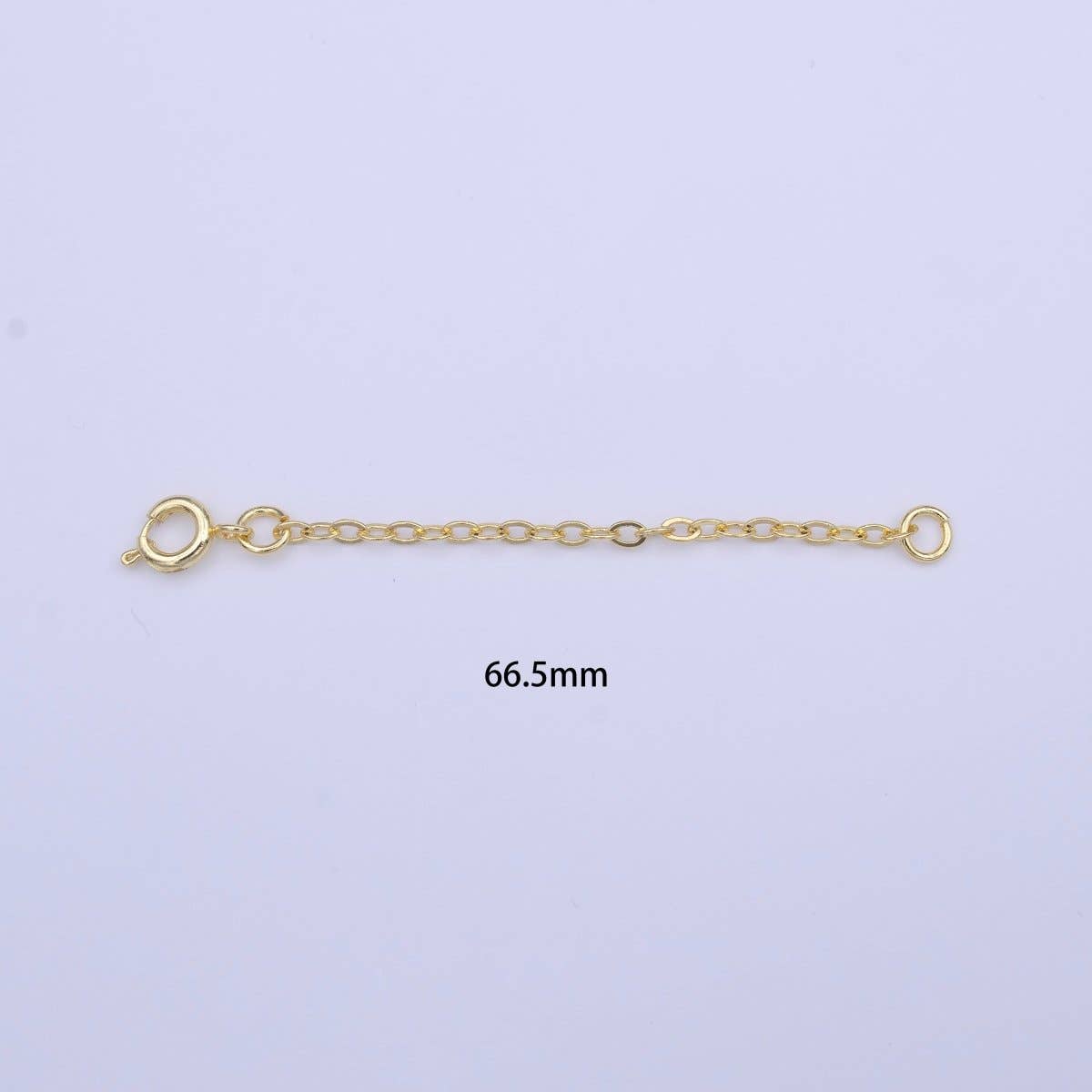 Aim Eternal - Wholesale Link & Chain Necklace - 14K Gold Filled Chain Extender with Round Spring Clasps Closure | K-3292
