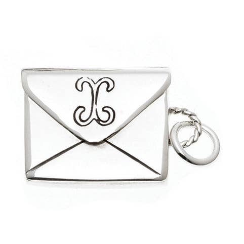 Love Letras Envelope Petite Prata de Lei por atacado de Cynthia Gale New York