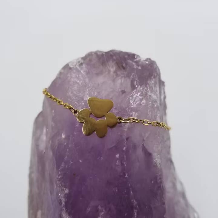 Bracciale a catena a zampa in oro per la vendita all'ingrosso da parte di magnolia jewelry