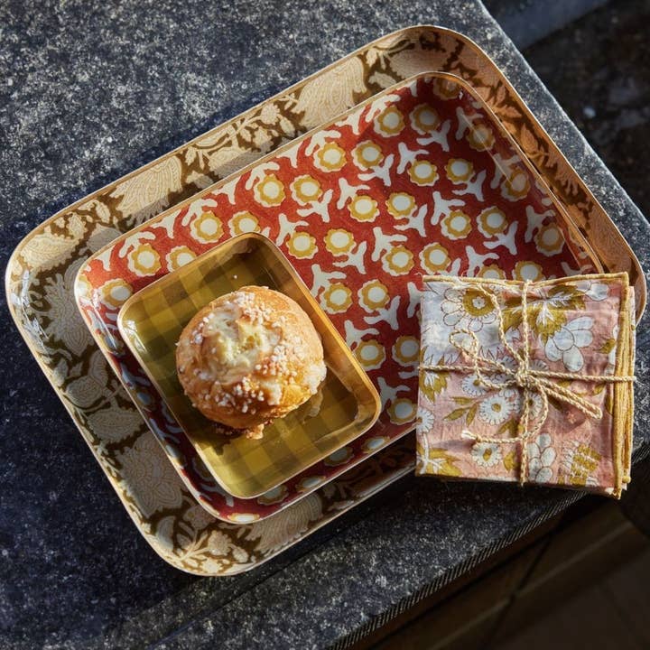 Bonheur du Jour - Vente Plateaux décoratifs - Plateau Guest - Chandra Kaki6