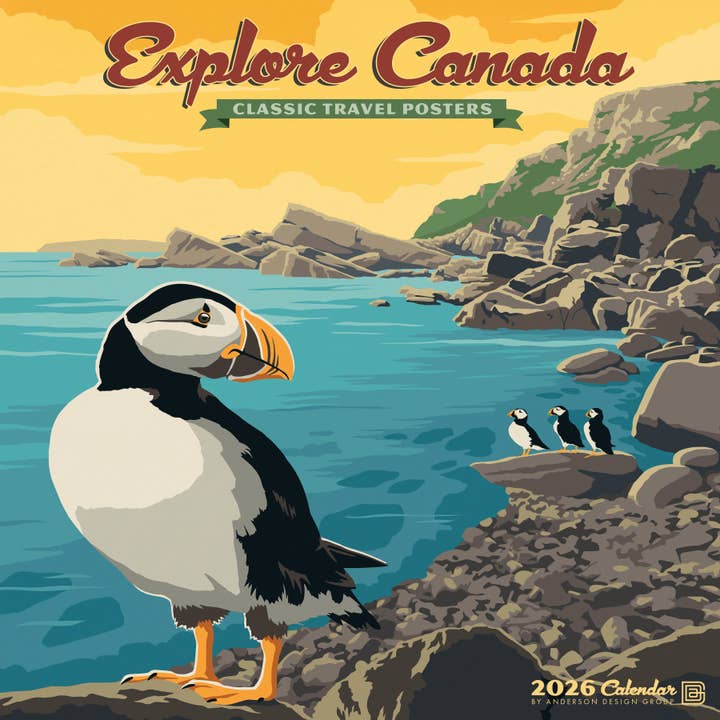 Explore Canada (ADG) 2026 Wall Calendar for wholesale by Willow Creek Press & Gifts