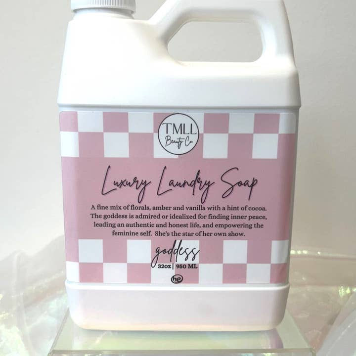 TMLL Beauty Co - Wholesale Liquid Laundry Detergent - Goddess Luxury Laundry Soap