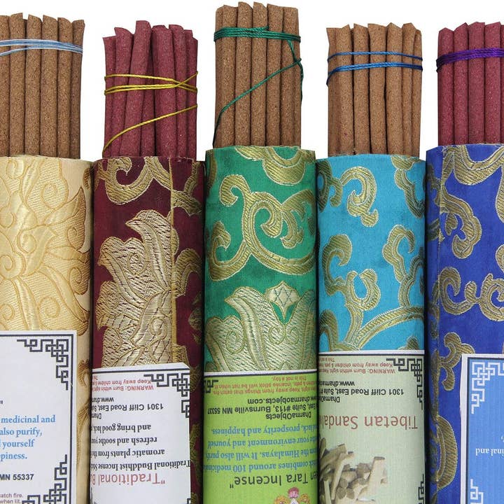 Lungta Imports - Wholesale Incense - 5 Packs Variety Tibetan Spiritual and Medicinal Incense Stic5