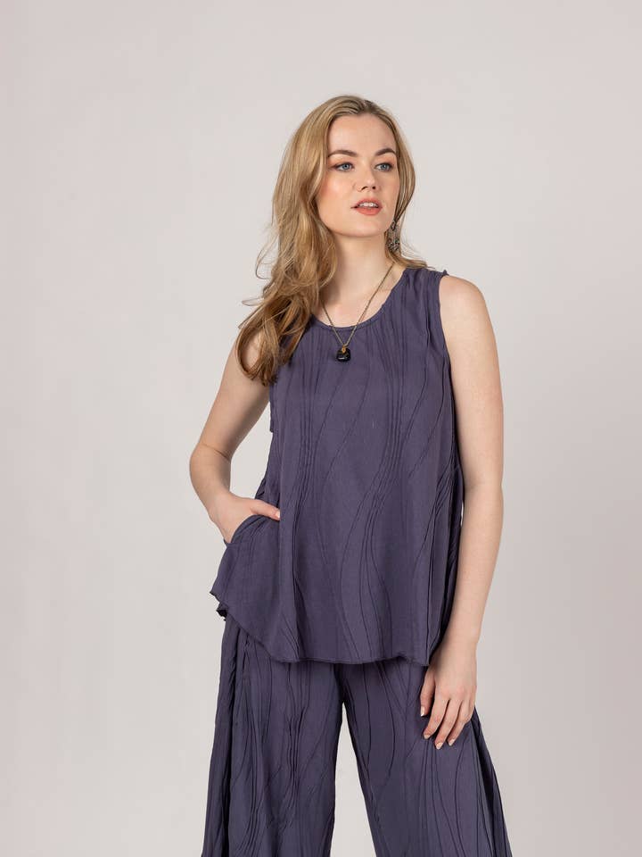 Windhorse Trading Inc - Wholesale Tank Top - Women's - Stitch Cotton Tank Top. WN210511