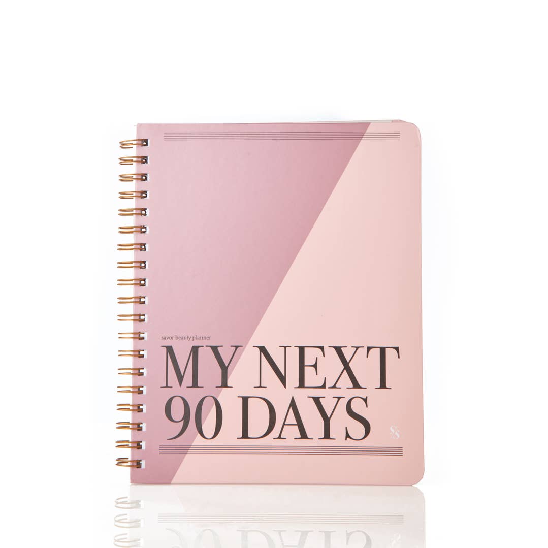Savor Life Planner - Wholesale Planner - Savor Beauty Planner - Pink Champagne