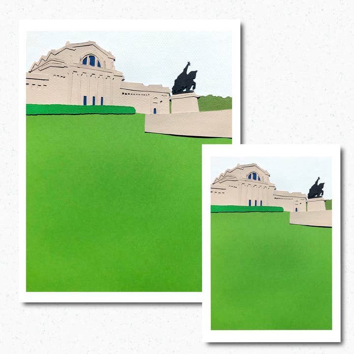 Fine Art Print: St. Louis Art Museum Art Hill for wholesale by Paper for the People