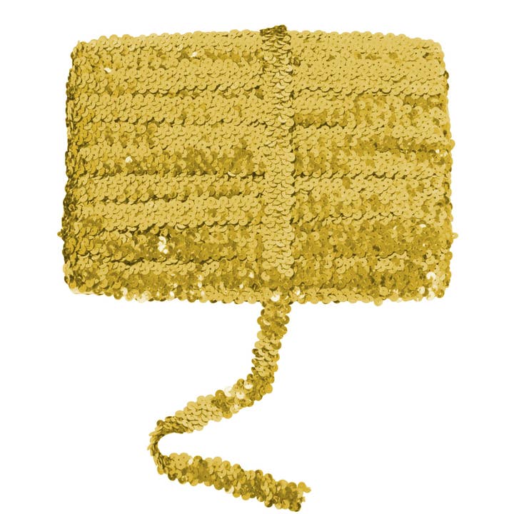 AK Brand - Wholesale Ribbon – Gift wrapping - Elastic Sequin Trim 0.8 Inch Glitter Paillette Ribbon27