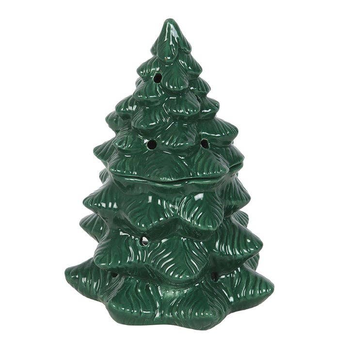 Something Different Wholesale - Wholesale Wax Warmer - Green Winter Fir Tree Oil Burner and Wax Warmer1