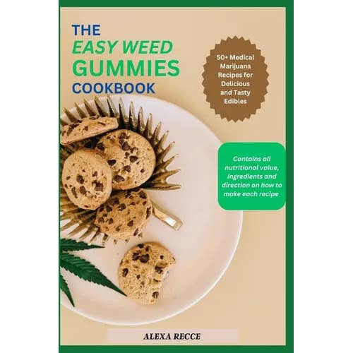 Books by splitShops - Wholesale Cookbook - The Easy Weed Gummies Cookbook: 50+ Medical Marijuana Recipes for Delicious and Tasty Edibles - Paperback