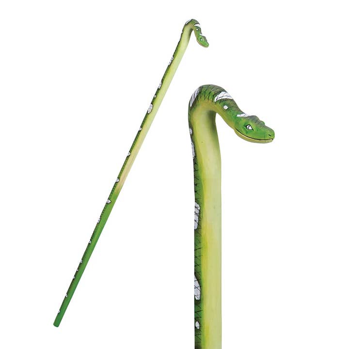 La Luna Bella - Toys - Wholesale Classic Toy - Kids - 48" WOODN EMERALD BOA WALKING STICK LLB kids toys