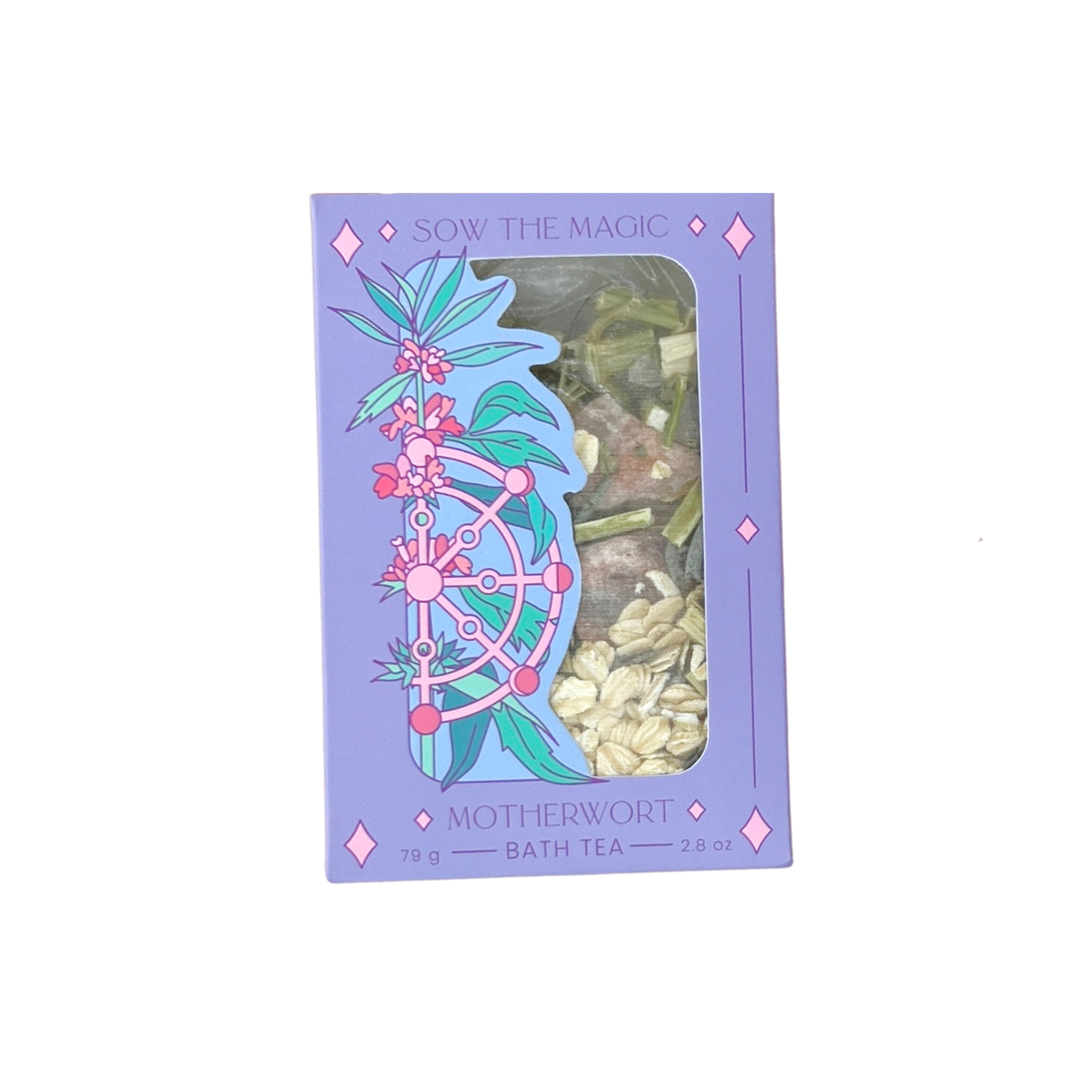 Sow the Magic - Wholesale Bath Soak/Milk - Motherwort Tarot Botanical Bath Tea Box1