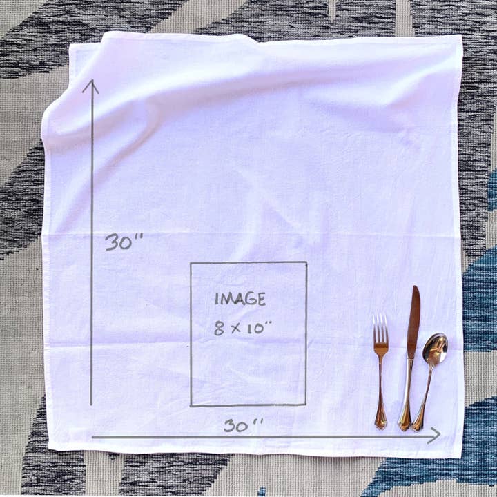 Laura K Aiken Studio - Wholesale Tea Towel - Create Your Own Idea for a Tea Towel1