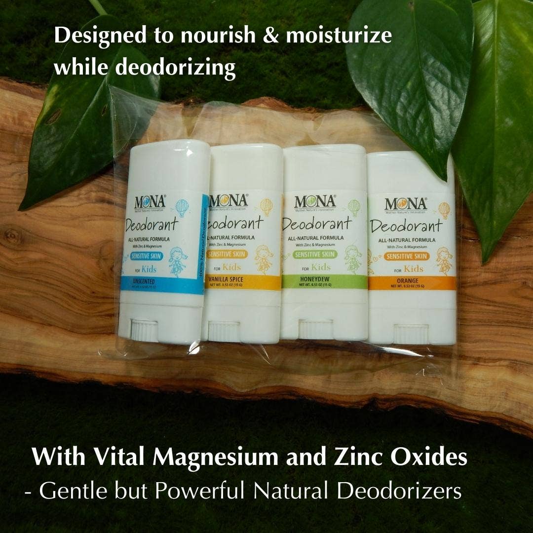 MONA BRANDS, LLC - Wholesale Deodorant - Unisex - Deodorant for Kids | Travel Size 0.53oz | All Natural3
