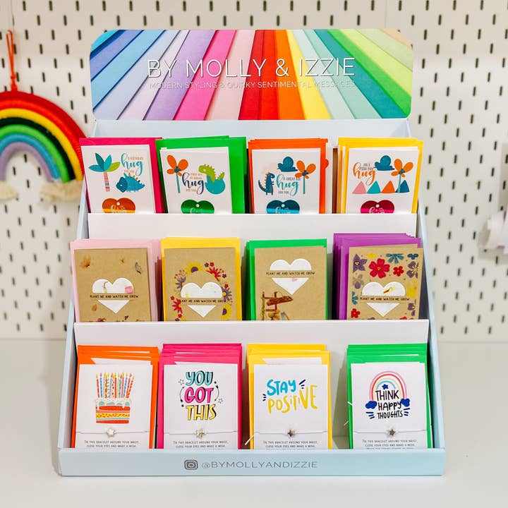 SOPORTE DE EXHIBICIÓN SUPERVENTAS COMPLETAMENTE CARGADO para venta al por mayor de by Molly&Izzie