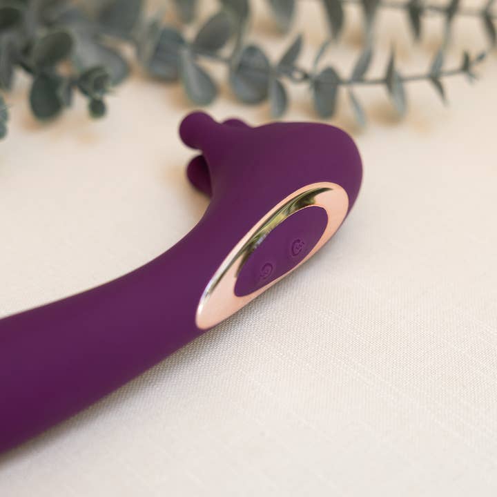 The Natural Love Company - Wholesale Sex Toy - Laurel | Dual Ended Clitoris Massager & Vibrator