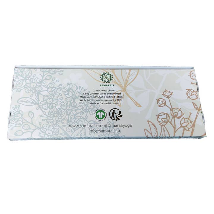 Samarali - Wholesale Spa/Therapy Pillow - Yoga Eye Pillow - Yellow | Organic cotton (Gots certified)7