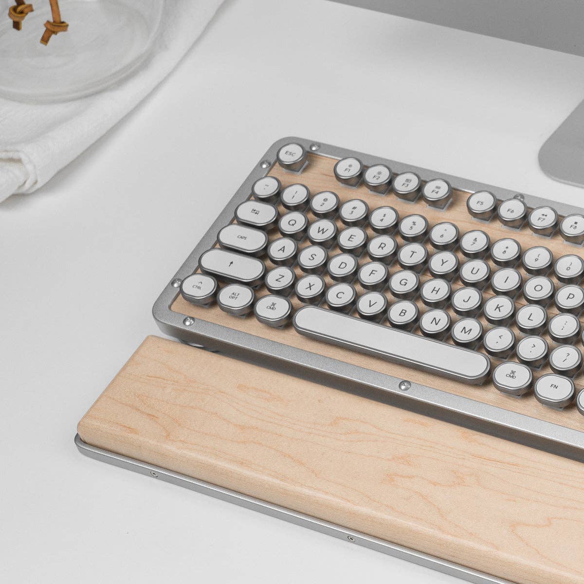 Azio - Vente Rehausseur de bureau - Repose-poignets rétro classique19