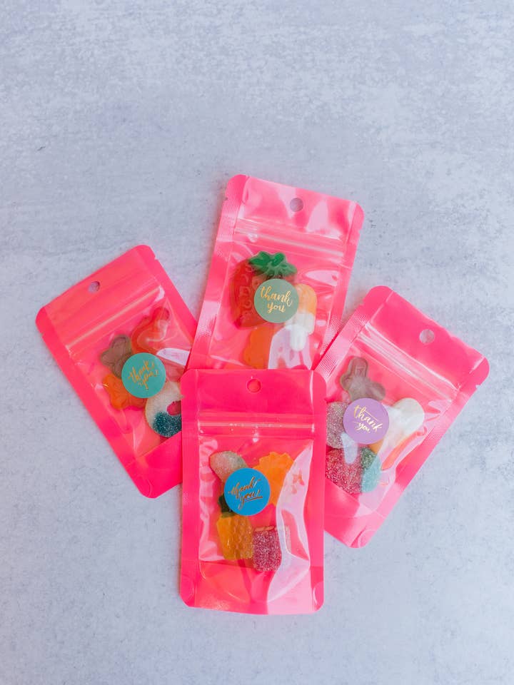 Mini Thank You Gummi Packs for Customers! for wholesale by The Honey Den