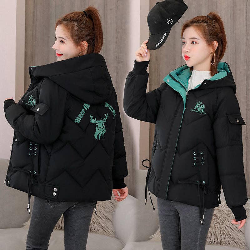 Marayn - Wholesale Puffer Jacket - Women's - Chic 2025 Winter Puffer Jacket Korean Style Warm Loose #252