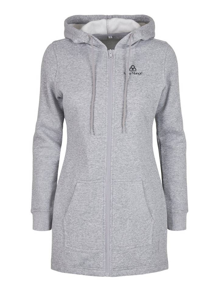 As-tu Mangé Womens Long Zipped Hoodie for wholesale by As-tu Mangé