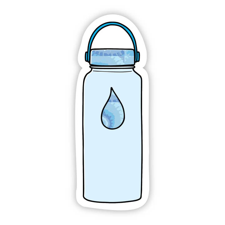Big Moods - Wholesale Sticker - Water Bottle Blue Aesthetic Sticker