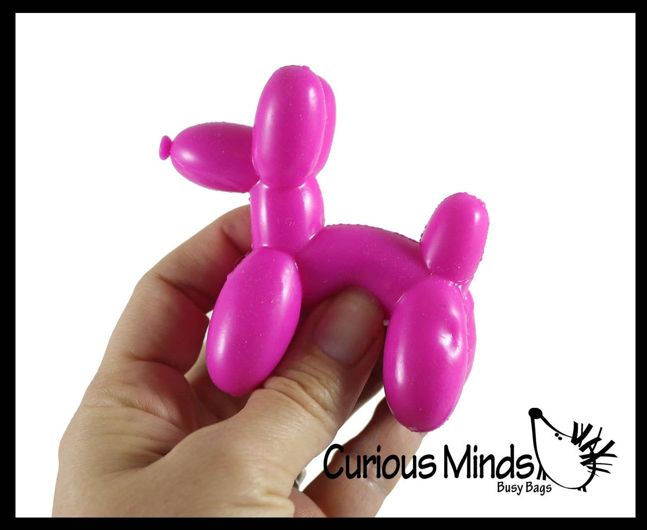 Curious Minds Toys - Wholesale Fidget Toy - Kids - 1 Mini Balloon Dog Doh Filled Stress Ball - Cute Squishy Sen9