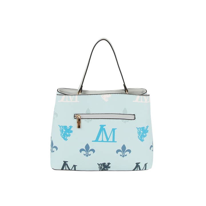 Handbag Factory Corp - Wholesale Satchel - Women's - 2 in 1 monogram satchel bag with matching purse