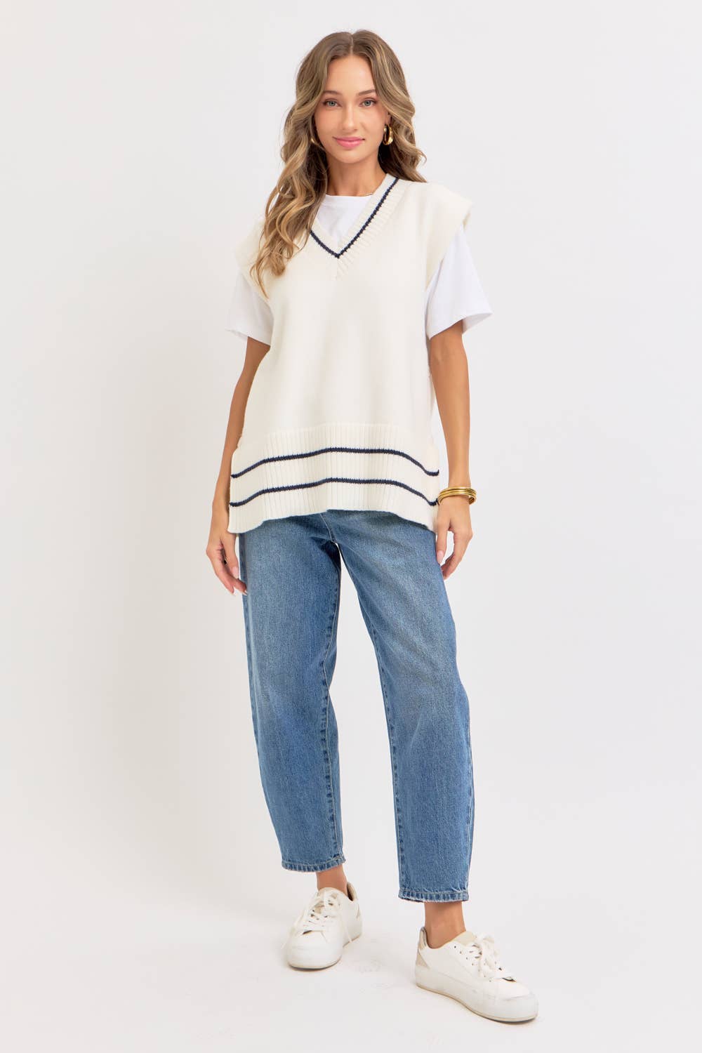 Sweet Lovely by Jen - Wholesale Knit Sweater - Women's - EFFORTLESSLY ESSENTIAL KNIT TOP/VEST36