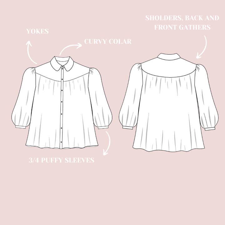 Lise Tailor – Kit de costura artesanal por atacado – Padrão de costura - Dapper - vendido individualmente18