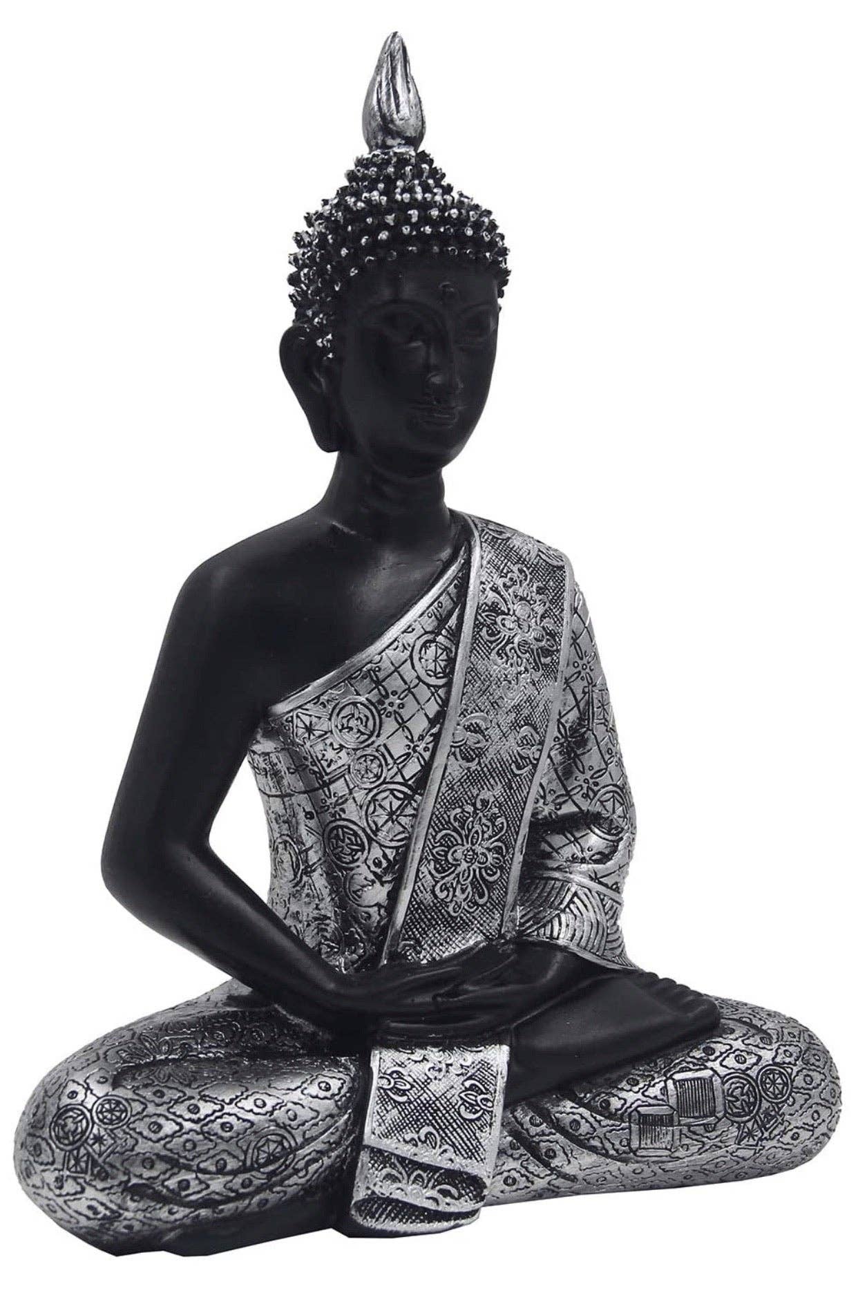 Lungta Imports - Vendita all'ingrosso Scultura - Statua del Buddha tailandese che medita l'armonia della pace 11 «alta2