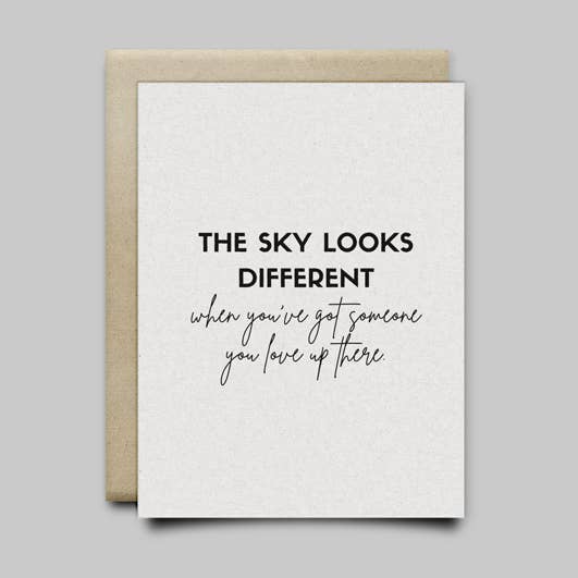 Der Himmel sieht anders aus, wenn du jemanden hast, den du liebst, da oben für den Großhandel von Be. Bangles