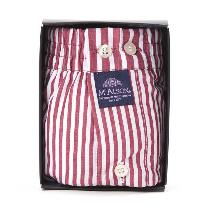 M0233 - Randig vinröd för wholesale av McAlson