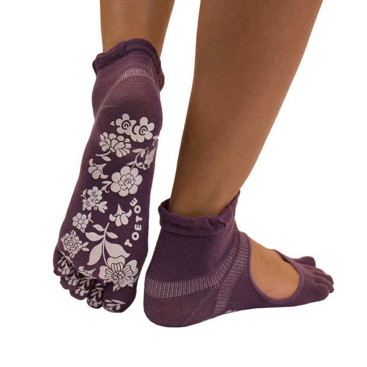 TOETOE - Wholesale Socks – Unisex - Yoga&Pilates - Anti-Slip Serene Ankle - Toe Socks6