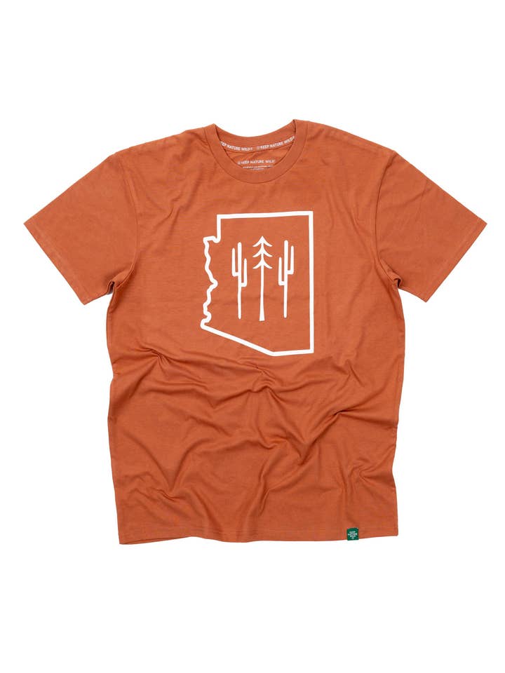 Keep Nature Wild - Wholesale Screen Printed T-Shirt - Unisex - Arizona Wilderness Unisex Tee | Redwood1