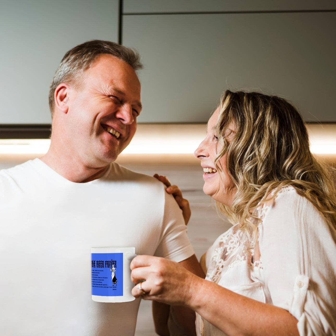 3dRose - Wholesale Coffee Mug - 3dRose, Beer Prayer Parody In Prayer of Adoration With Dirndl Girl, Mug10