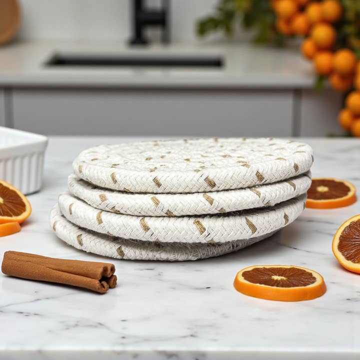 Gia Roma - Wholesale Coasters - Christmas Coaster Sets Handmade, Candy Cane Holiday Decor81