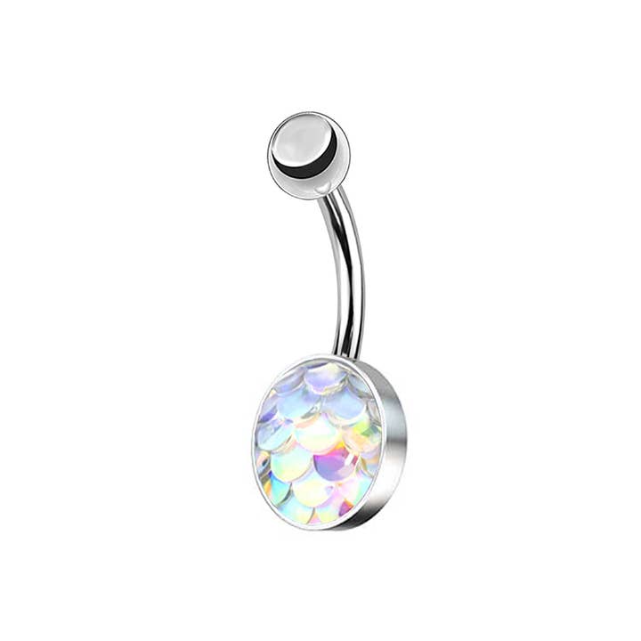 AMORINO SRL - Wholesale Belly Ring - FISH SCALE BANANA PIERCING - JQ600B098