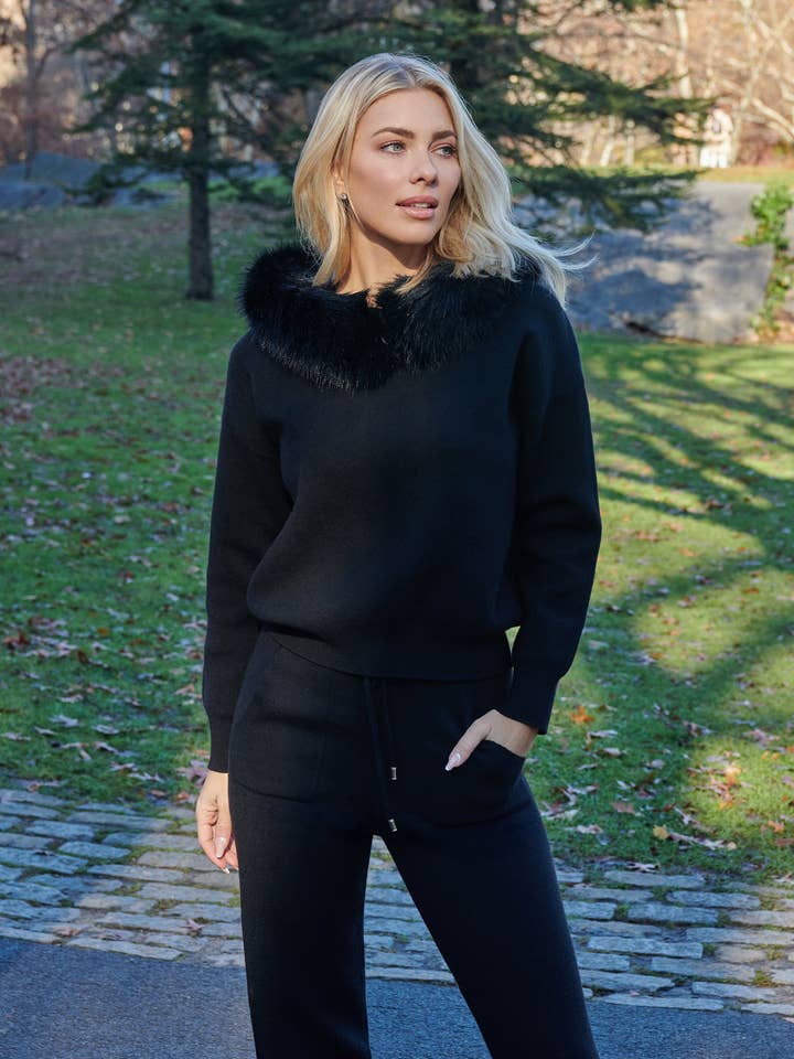 The Popski Lounge Set in Black for wholesale by Popski London