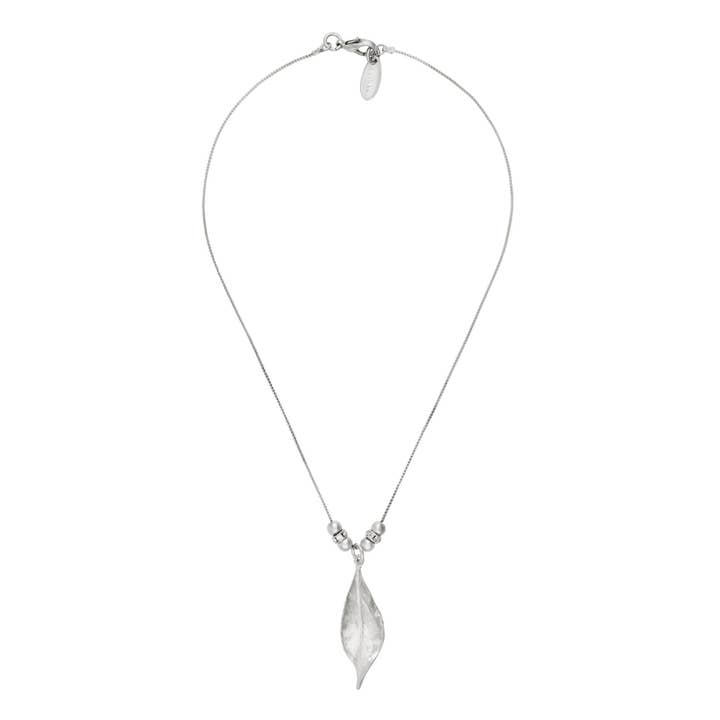 Swarovski Leaf Choker mit versilbertem Anhänger für den Großhandel von Gloria Mago