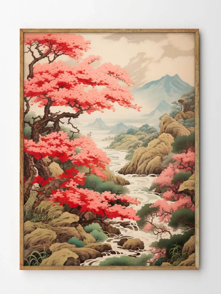Gustave, Japanese landscape for wholesale by Gustave