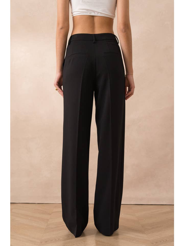 Attentif Paris - Venta al por mayor Pantalón de vestir - Mujer - Pantalones de pierna ancha a medida Heather39