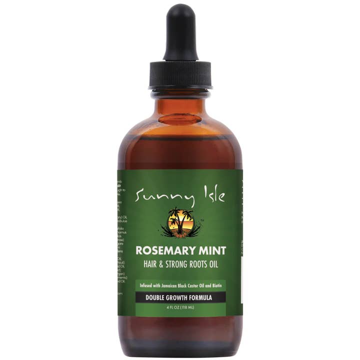 Sunny Isle Rosemary Mint Hair and Strong Roots Oil 4oz for wholesale by Sunny Isle