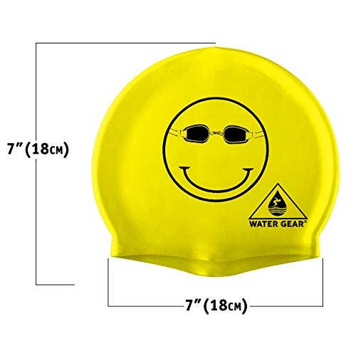 Water Gear - Wholesale Swim cap – Kids & Baby - Water Gear Latex Swim Cap - Swimming Caps for Girls3