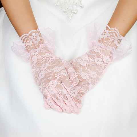 SP Sophia Collection - Wholesale Gloves - Women's - Women's Lace Ruffle Gloves1