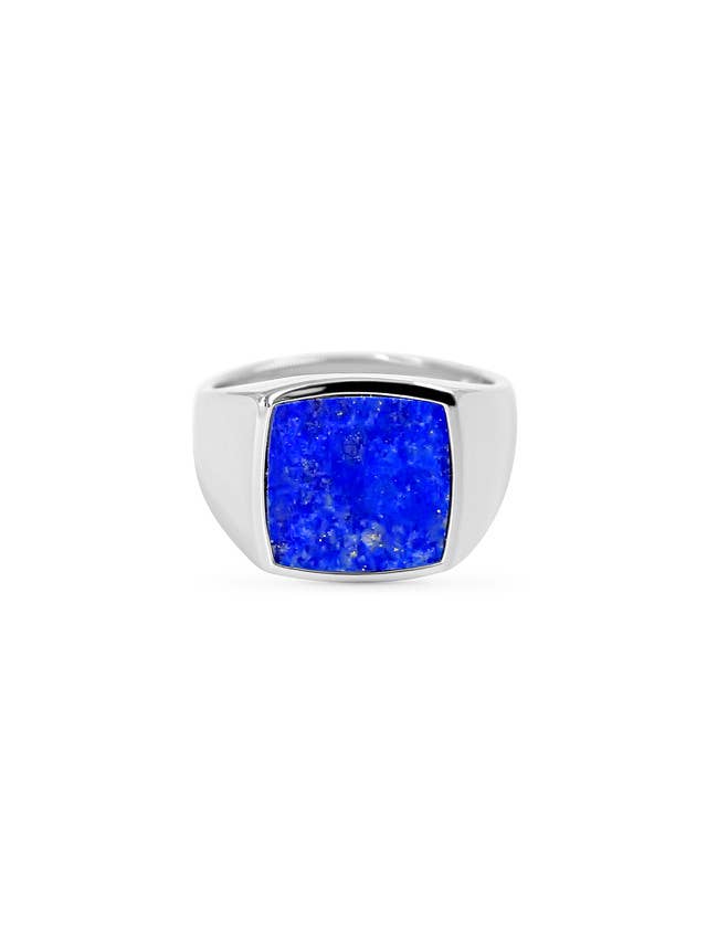 Human Design Studios - Wholesale Signet Ring - Lapis Square Signet Ring1