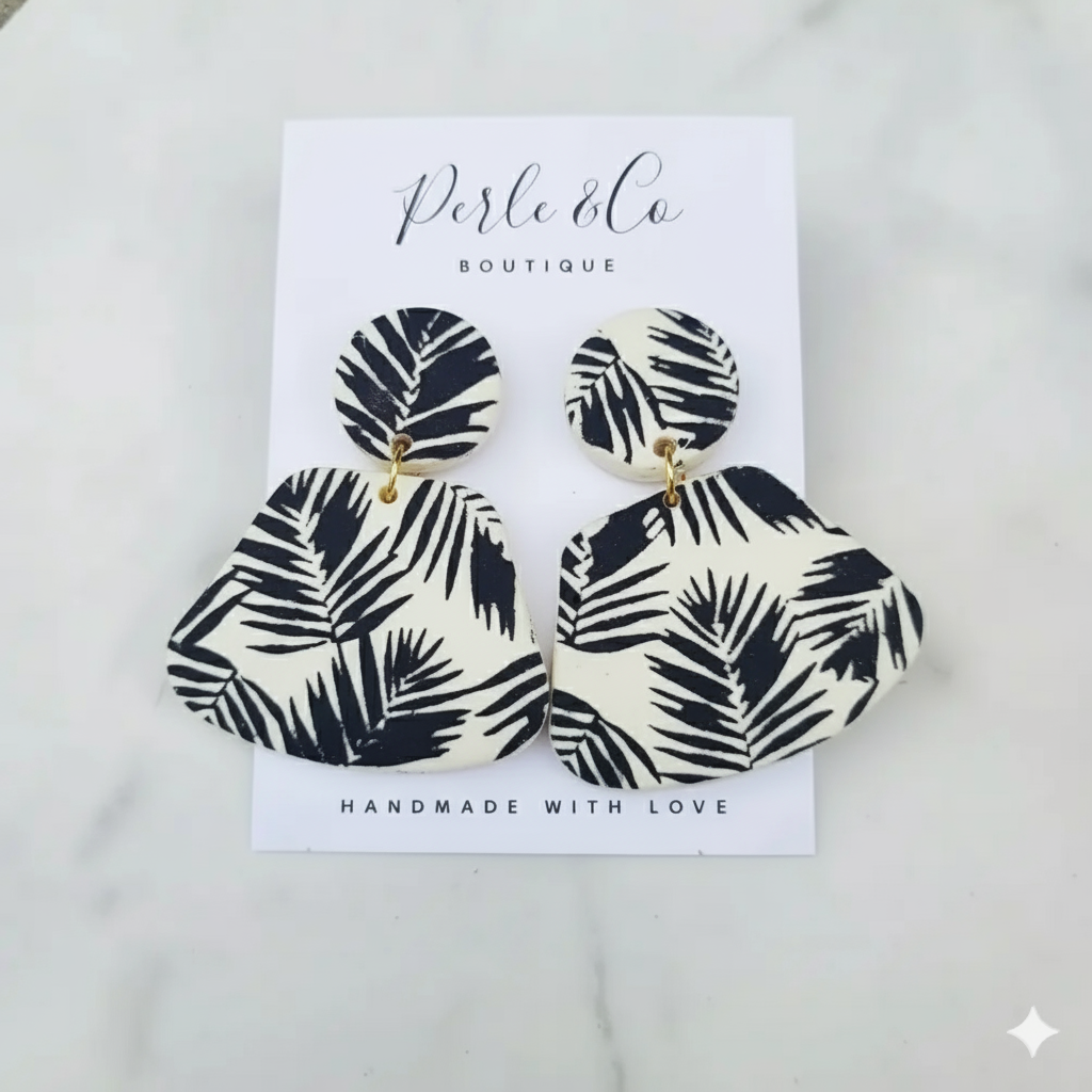 Perle &Co Boutique - Wholesale Dangle Earrings - Tropical Trapezoid2